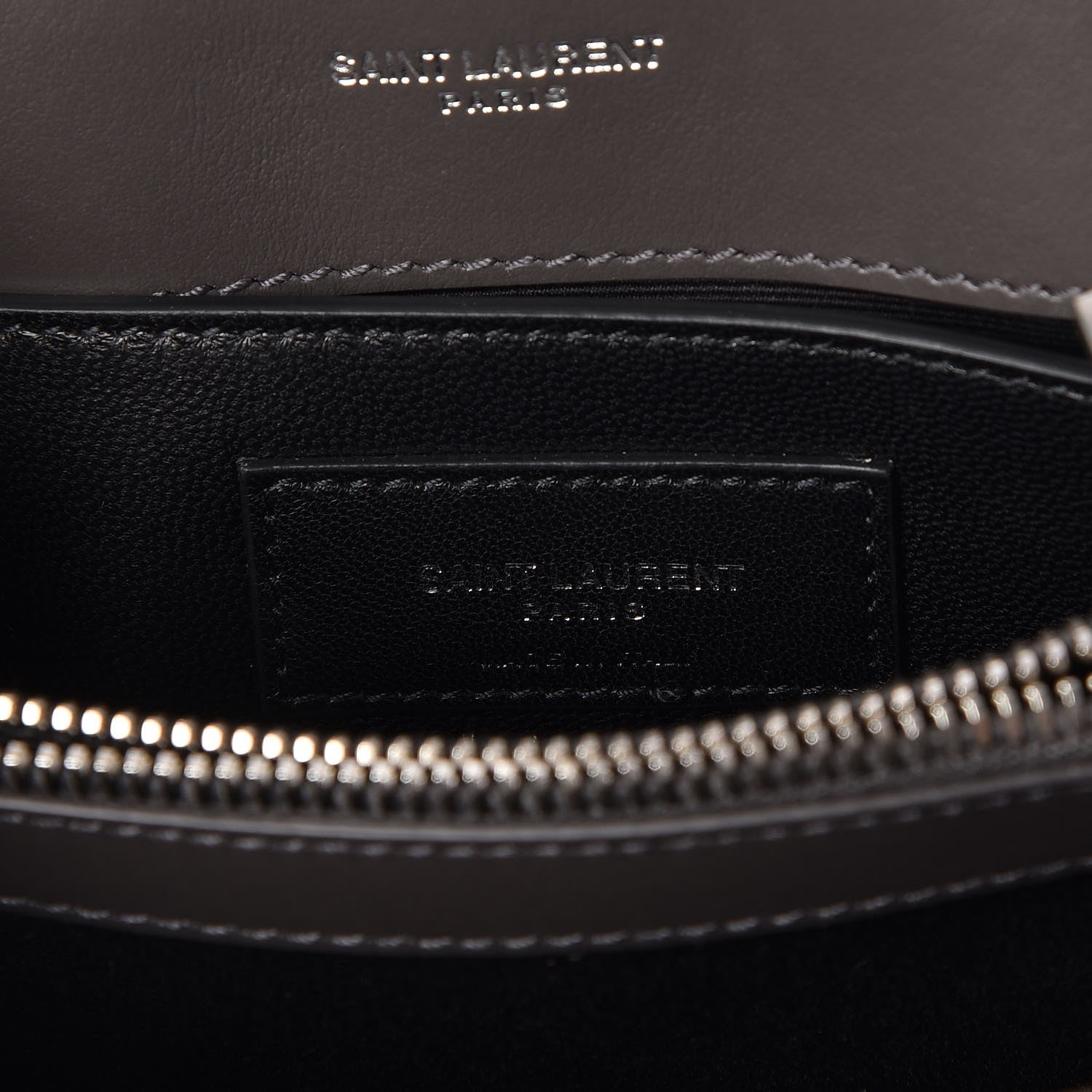 Saint Laurent Calfskin Y Quilted Monogram Small Loulou Chain Satchel Earth 5 of 7