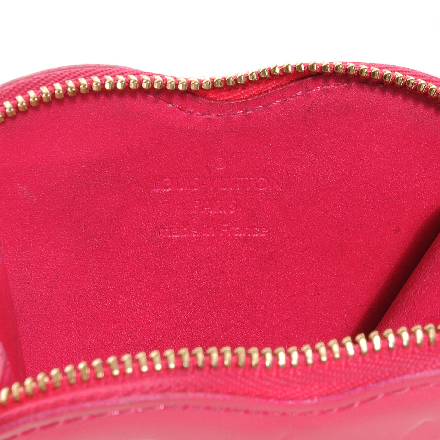 Vernis Heart Coin Purse Rose Pop