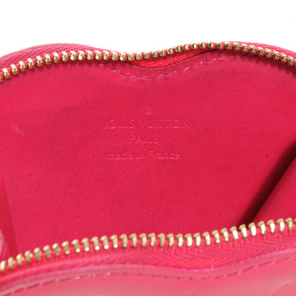 Louis Vuitton Vernis Heart Coin Purse Rose Pop 7 of 8