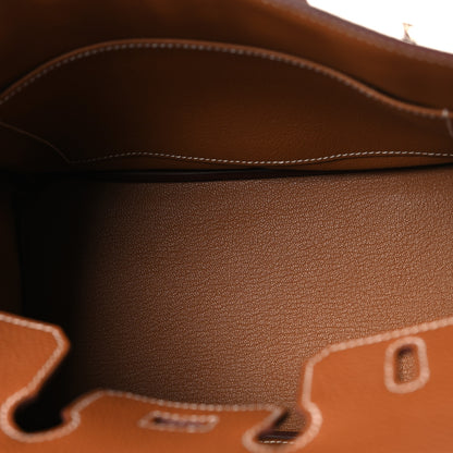 Hermes Togo Birkin 25 Gold 4 of 13