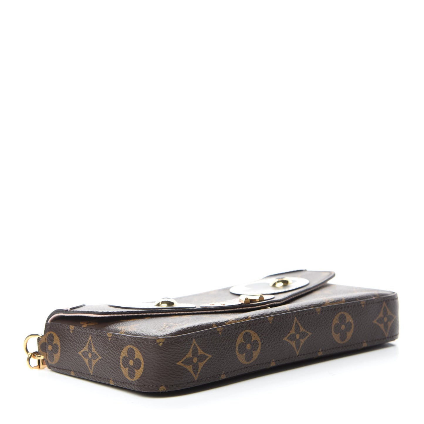 Monogram Valentine Dog Pochette Felicie Chain Wallet