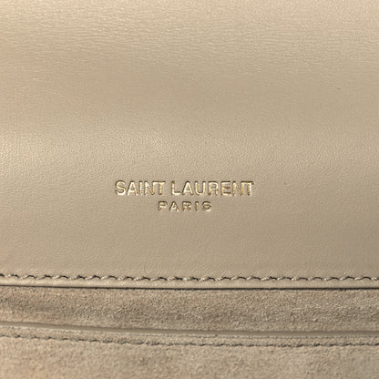 Saint Laurent Smooth Calfskin Medium Classic Monogram Kate Tassel Satchel Nude Powder 7 of 16