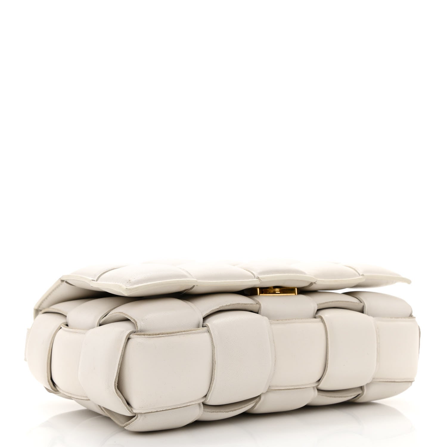 Bottega Veneta Nappa Maxi Intreccio Padded Cassette Crossbody Bag Chalk 4 of 12