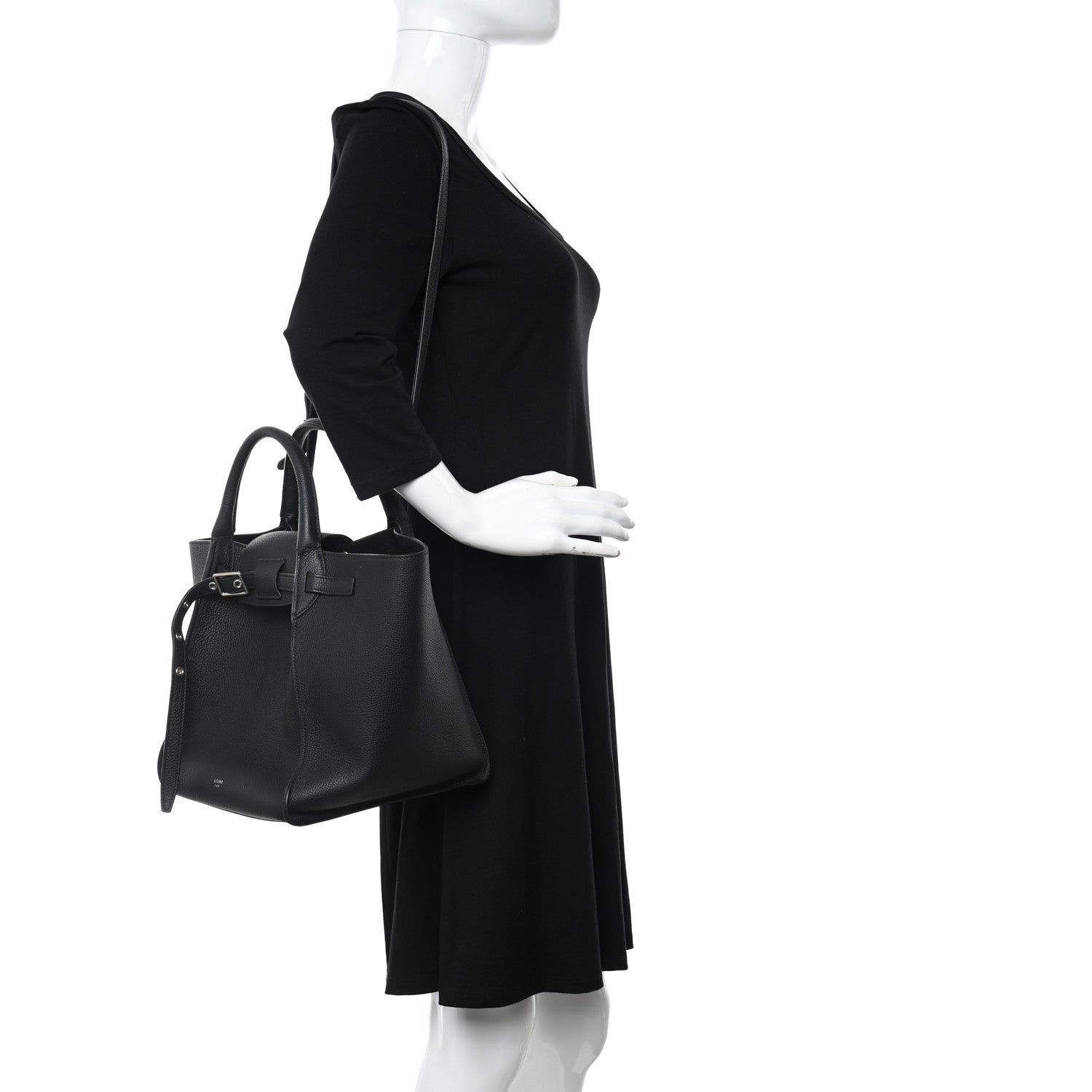 Celine Supple Grained Calfskin Small Big Bag Black 2 of 9