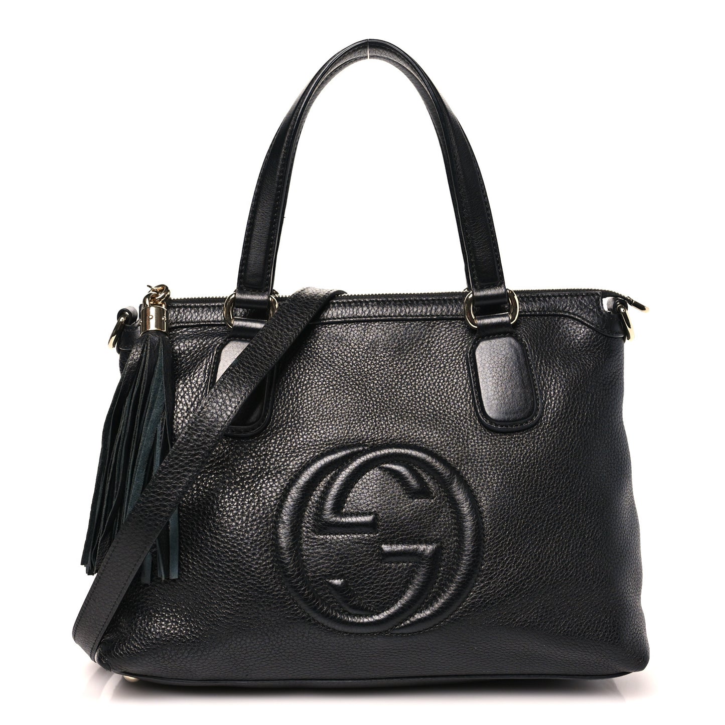 Cellarius Calfskin Small Soho Top Handle Satchel Black
