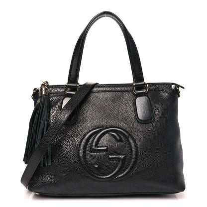 Gucci Cellarius Calfskin Small Soho Top Handle Satchel Black 1 of 11