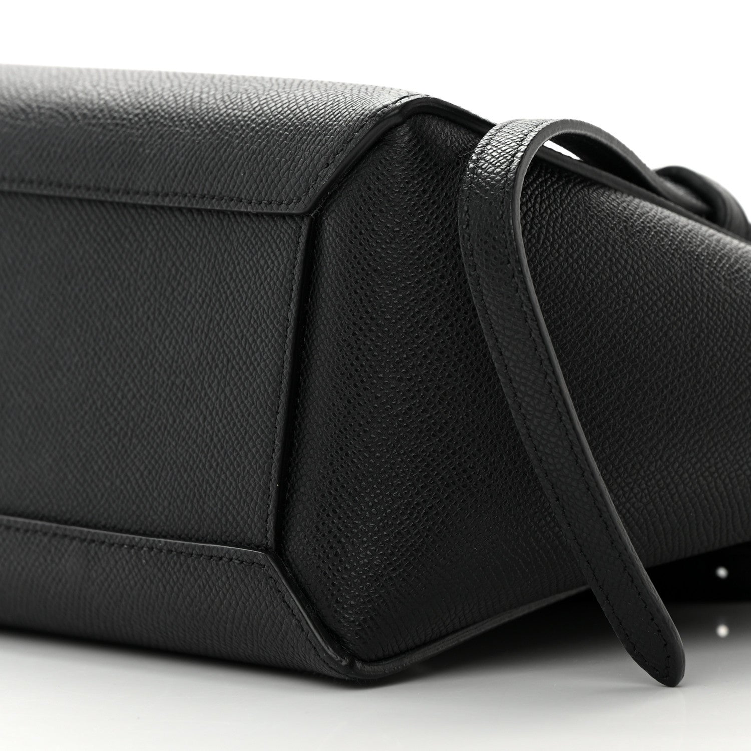 Celine Grained Calfskin Nano Belt Bag Black 10 of 15