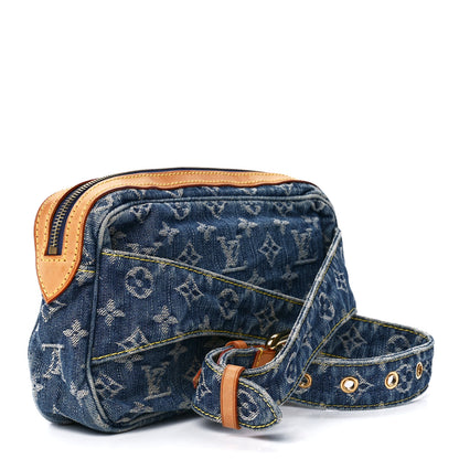 Louis Vuitton Monogram Denim Bum Bag Blue 3 of 10