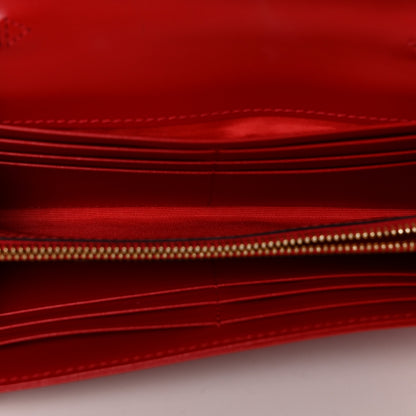 MCM Visetos Patricia Wallet On Chain Ruby Red 4 of 7