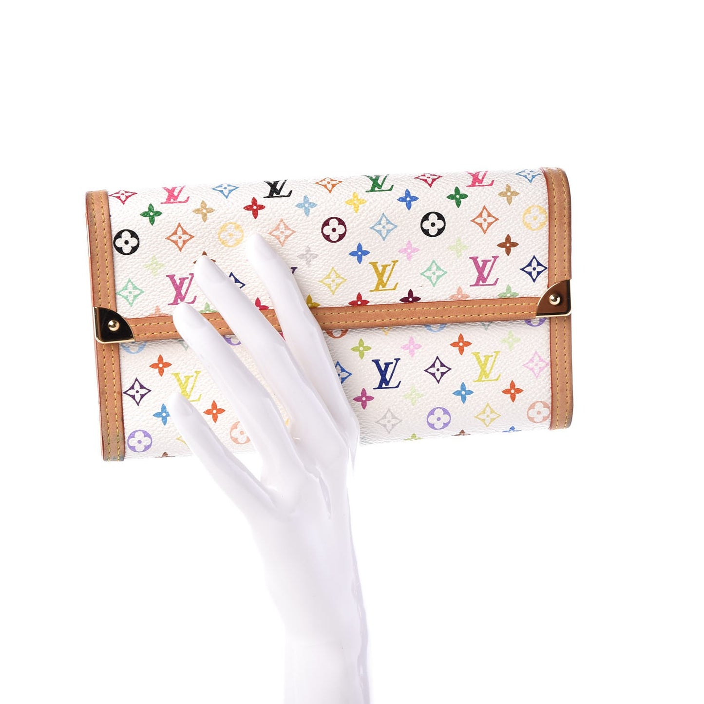 Monogram Multicolor Porte Tresor International Wallet White