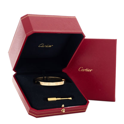Cartier 18K Yellow Gold LOVE Bracelet 17 5 of 5