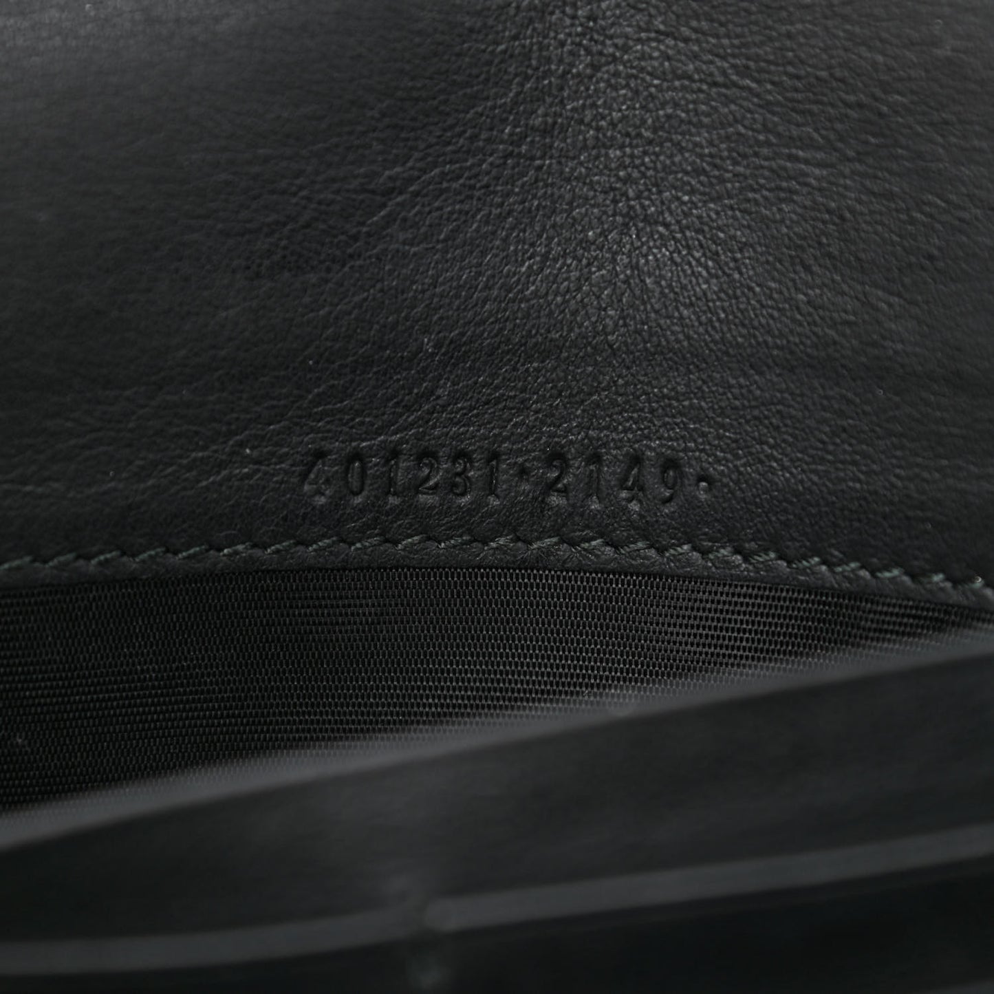 Suede Mini Dionysus Chain Wallet Black