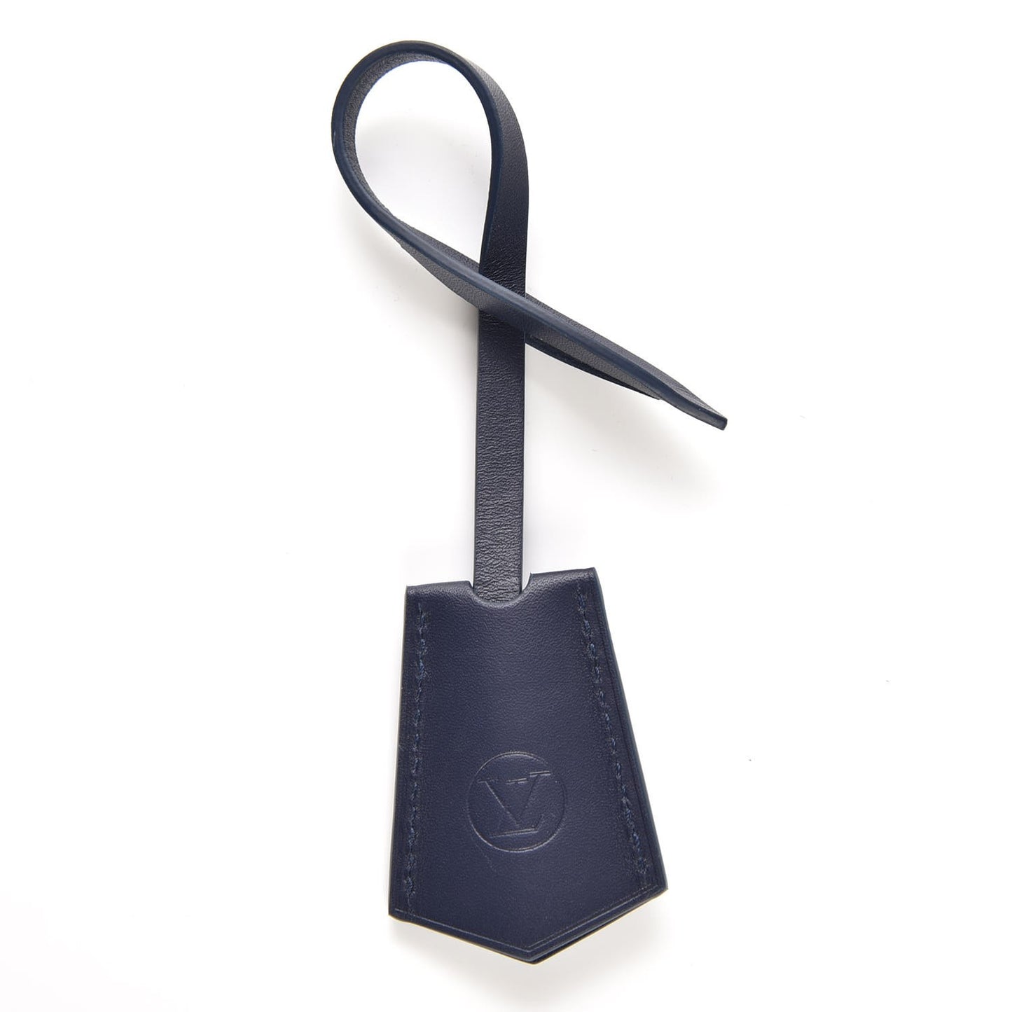 Calfskin Clochette Key Bell Holder Blue