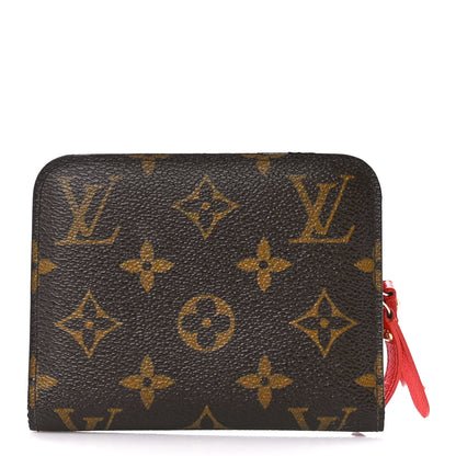 Louis Vuitton Monogram Insolite Coin Purse Wallet Red 1 of 11