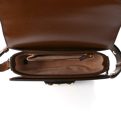 Gucci GG Supreme Monogram Horsebit 1955 Shoulder Bag Beige Brown Sugar 5 of 13