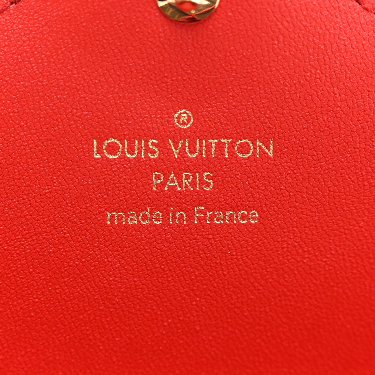 Monogram Medium Kirigami Pochette Insert Coquelicot