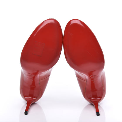 Christian Louboutin Patent Fifille 100 Pumps 39 Flamenco 5 of 9