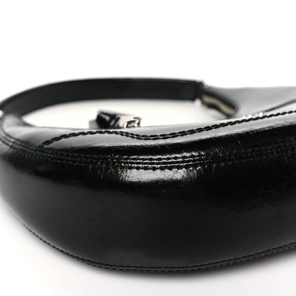Marc Jacobs Crinkled Calfskin Crusier Crescent Bag Black 9 of 10