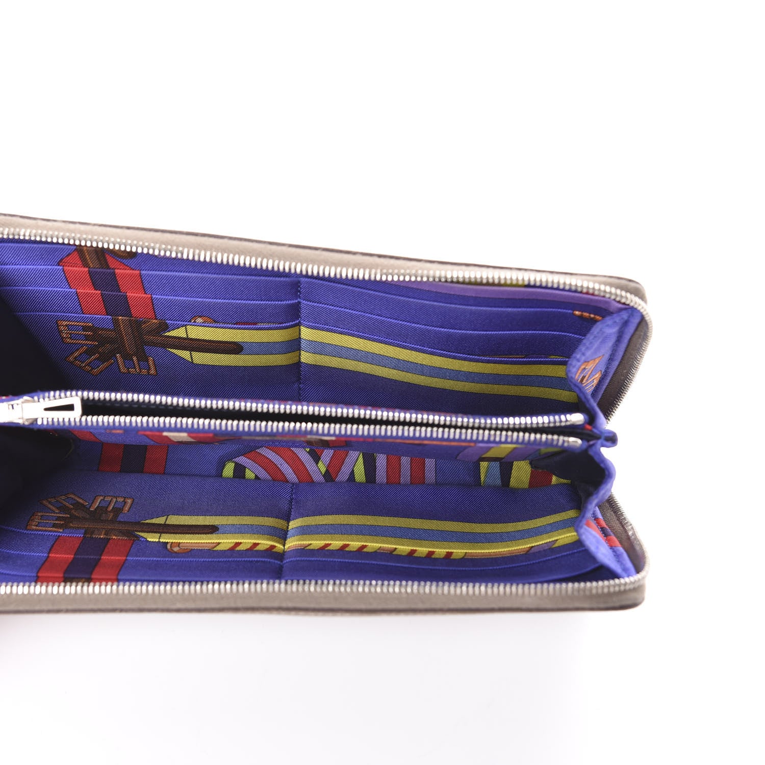 Hermes Epsom Silk'in Wallet Etoupe 5 of 6