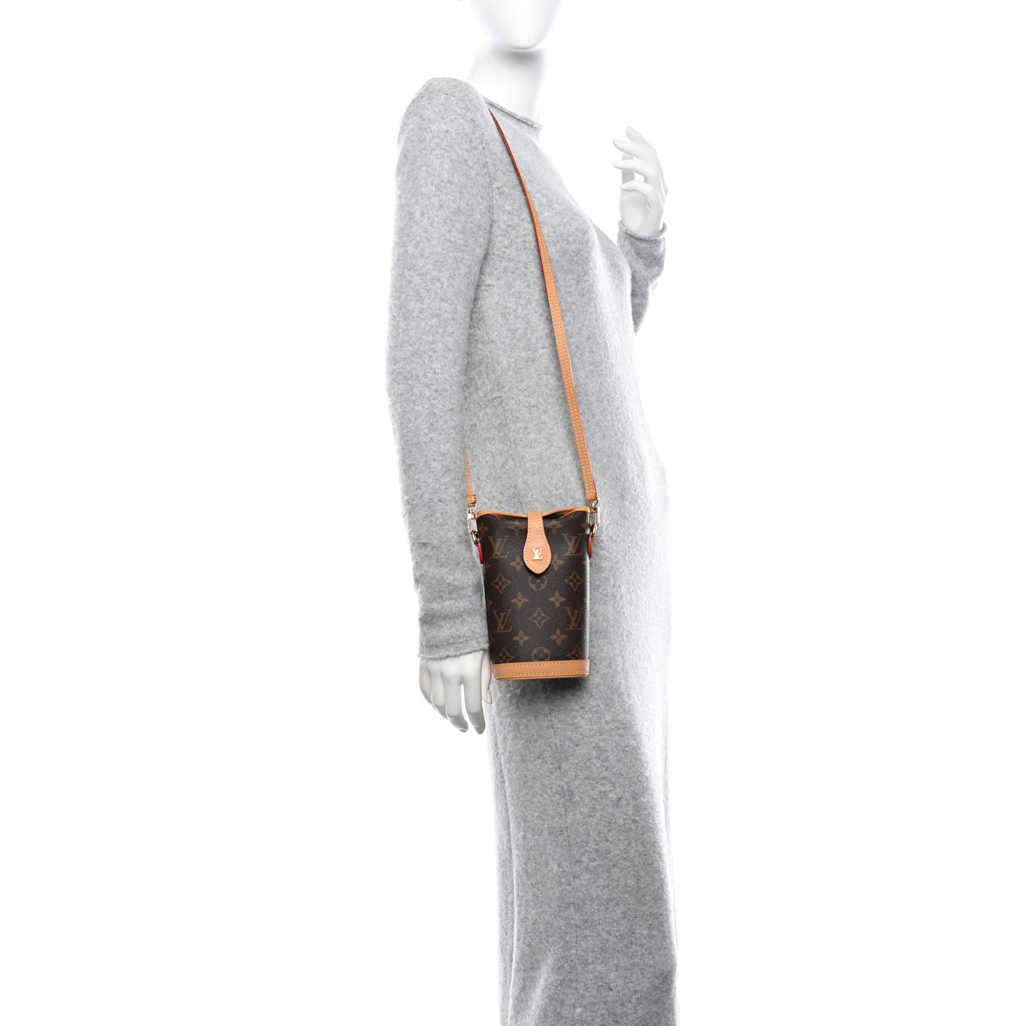 Monogram Fold Me Pouch