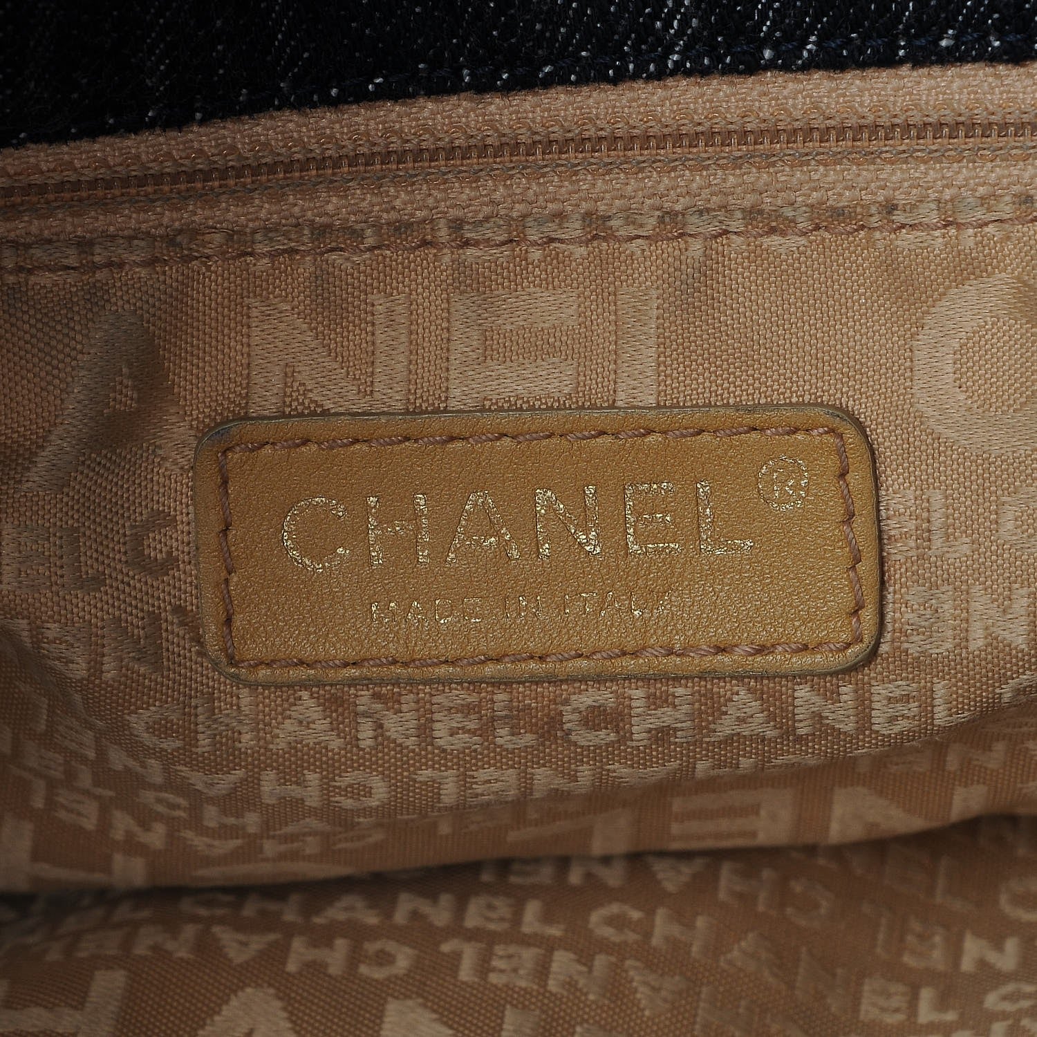 Chanel Denim XL Coco Cabas Tote Dark Blue 7 of 8
