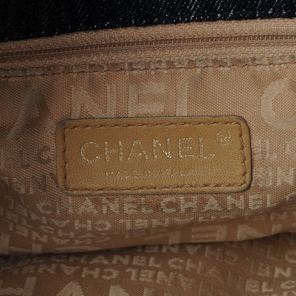 Chanel Denim XL Coco Cabas Tote Dark Blue 7 of 8