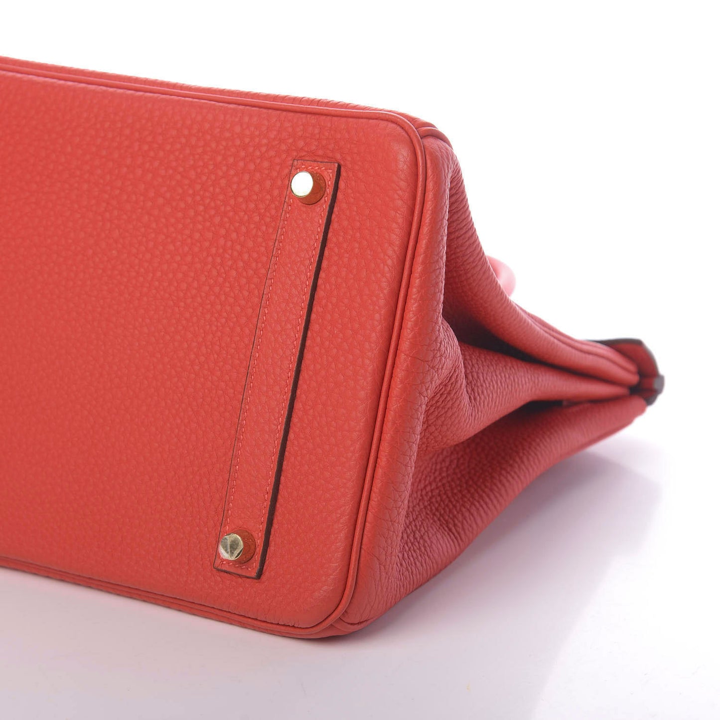 Togo Birkin 35 Rouge Pivoine