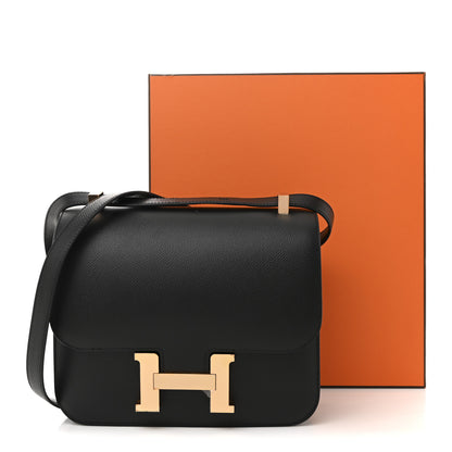 Hermes Epsom Constance 24 Black 12 of 12