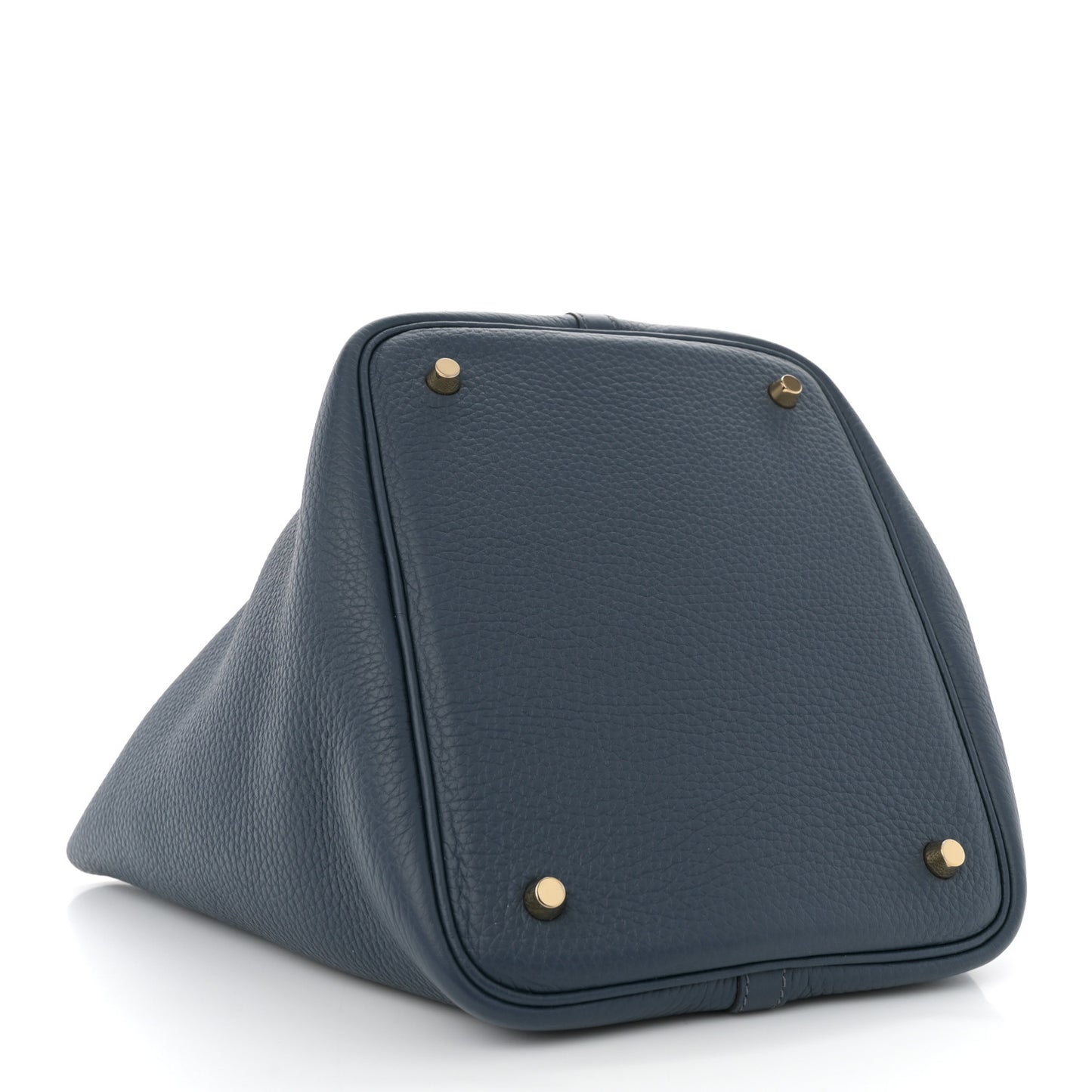 Taurillon Clemence Picotin Lock 22 MM Bleu De Prusse