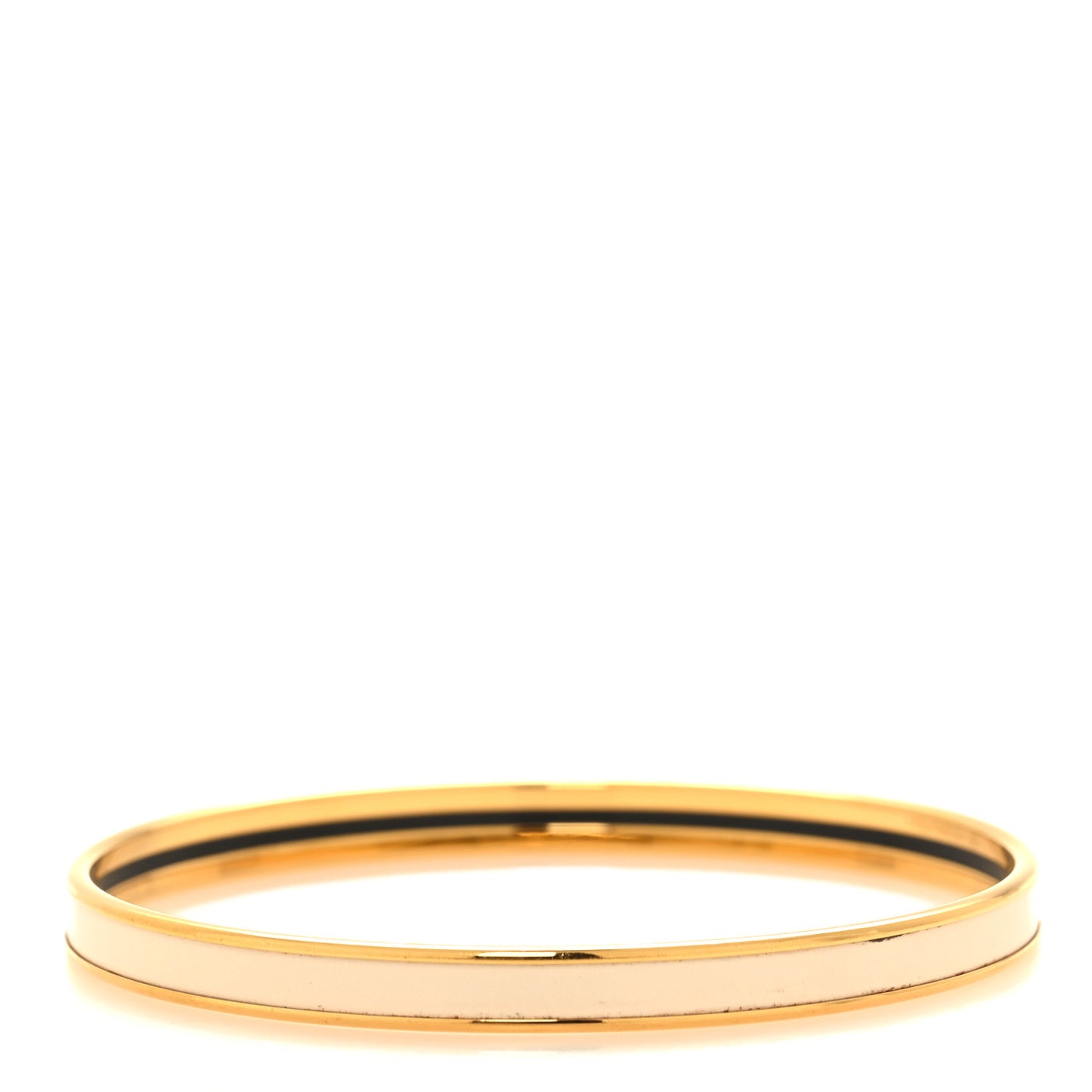Enamel Uni Bangle White