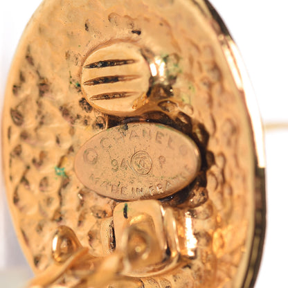 Chanel CC Clip On Earrings Gold 3 of 5