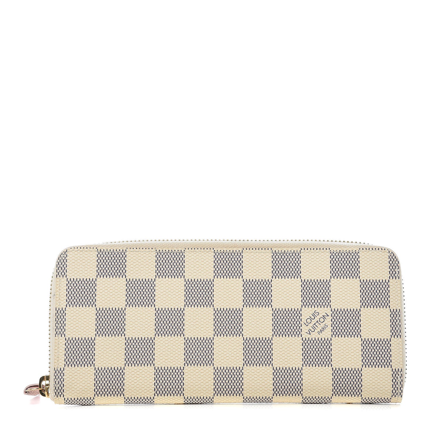 Damier Azur Clemence Wallet Rose Ballerine