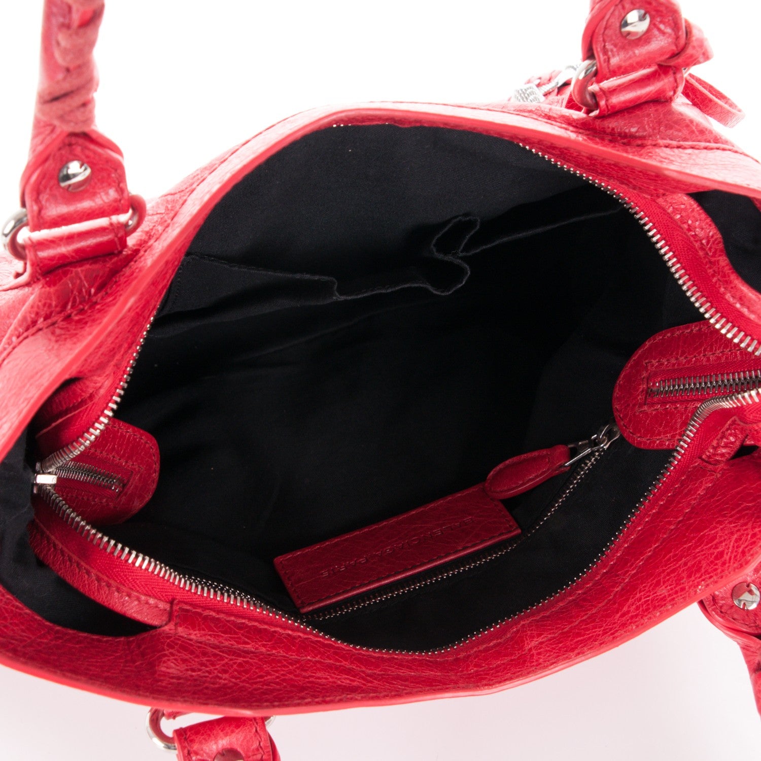 Balenciaga Agneau Giant 12 Silver Hardware Town Rouge Coquelicot 6 of 8
