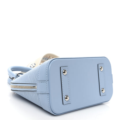 Louis Vuitton Epi Jacquard Alma BB Bleu Nuage 4 of 8
