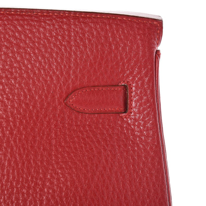 Hermes Ardennes Birkin 40 Rouge Vif 30 of 33