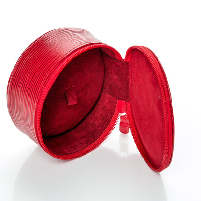 Louis Vuitton Epi Ecrin Bijoux 10cm Jewelry Box Case Red 6 of 7