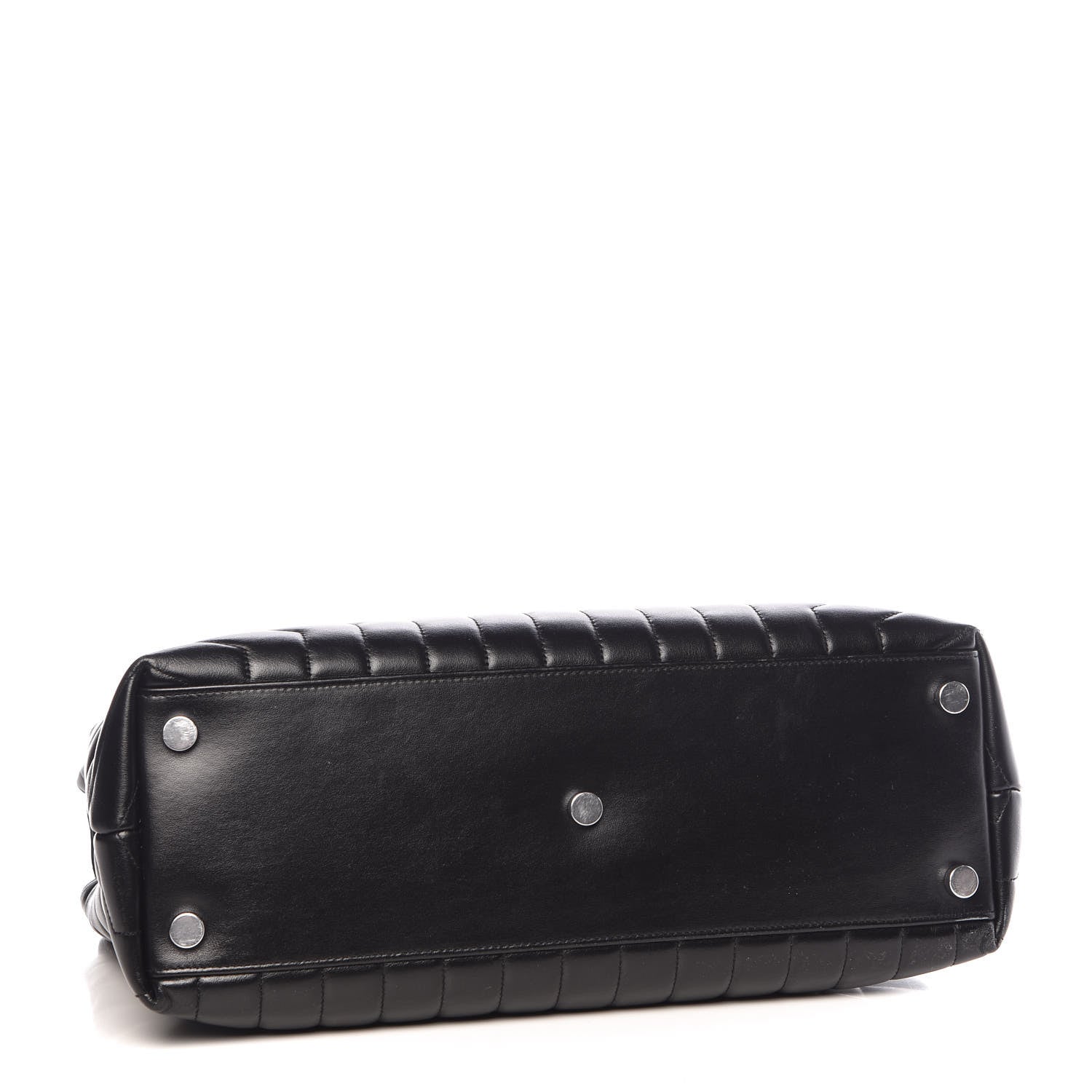 Saint Laurent Calfskin Y Quilted Monogram Large Loulou Chain Satchel Black 4 of 11