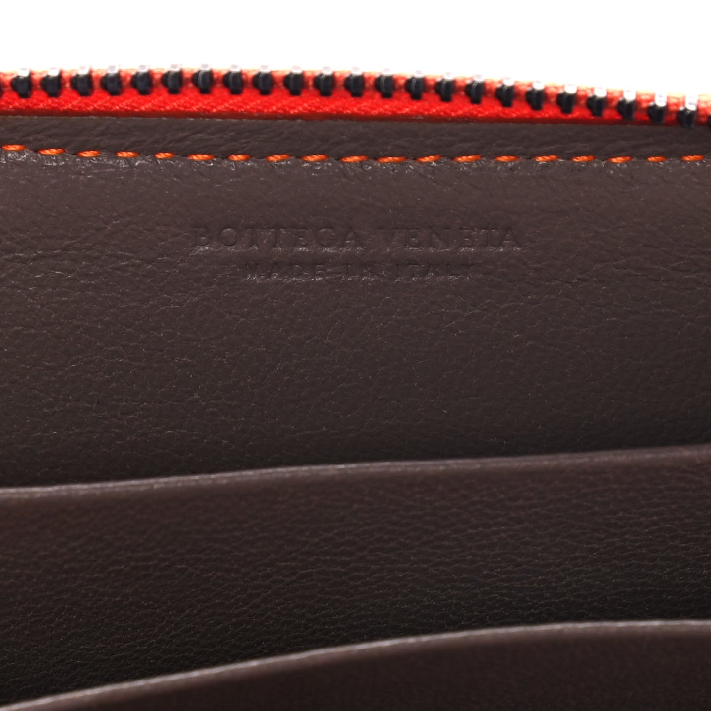 Nappa Intrecciato Zip Around Coin Purse