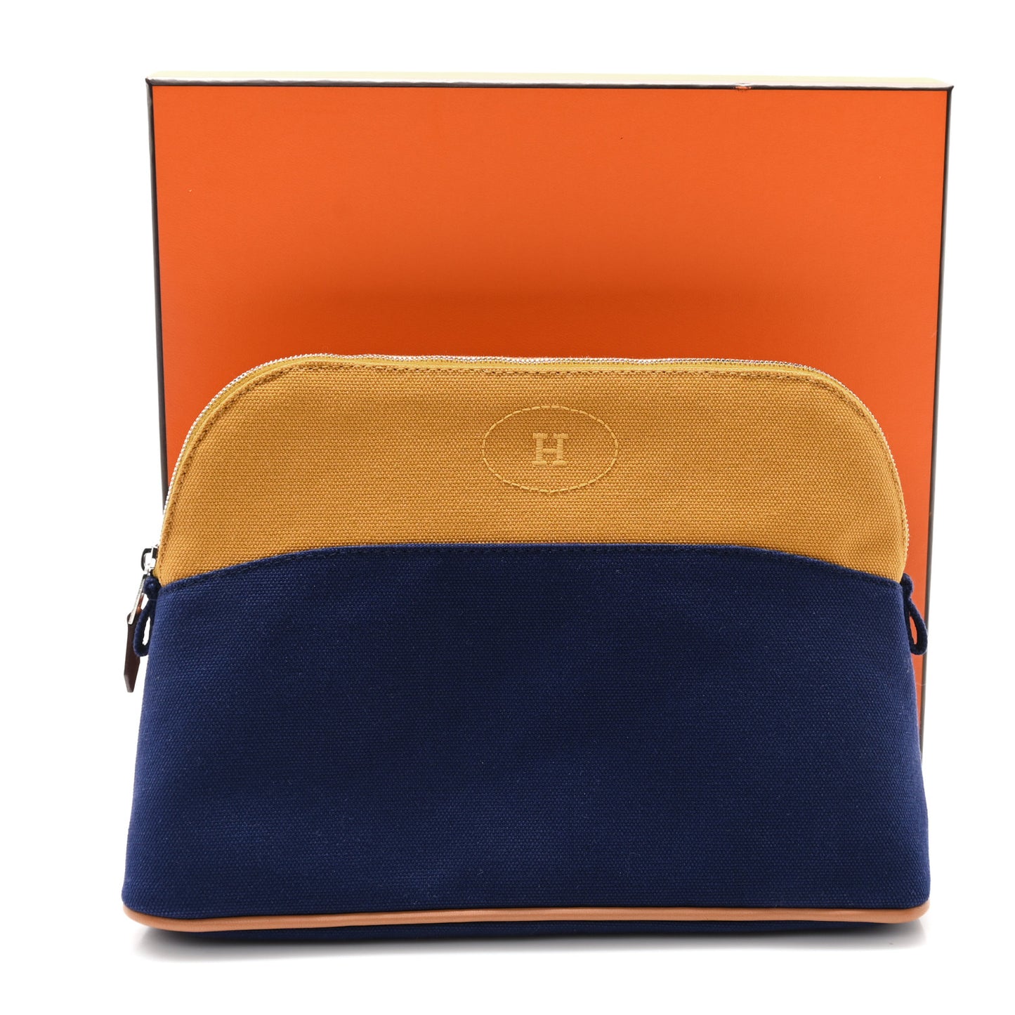 Cotton Canvas Bolide Travel Cosmetic Pouch