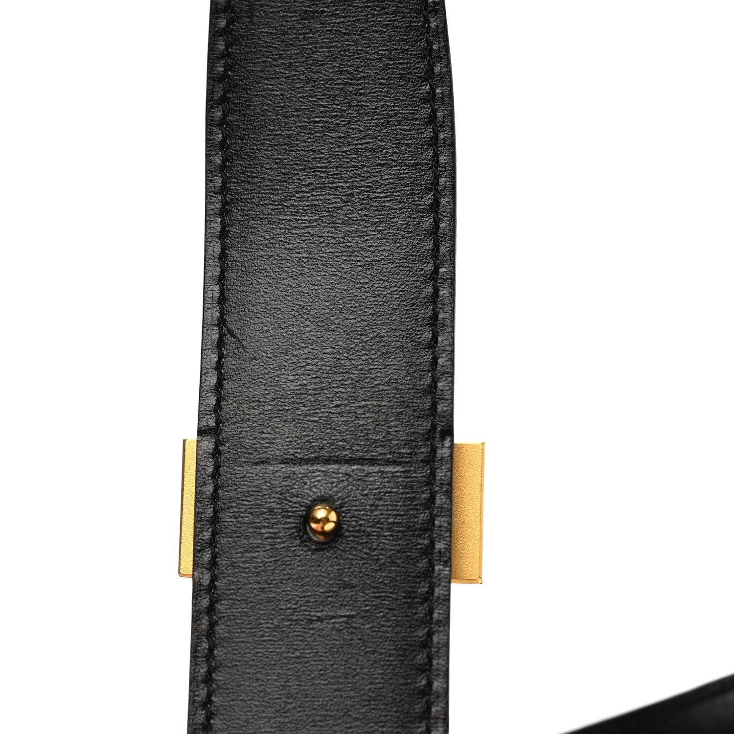 Hermes Box Togo 32mm Guilloche H Belt 105 Black Gold 6 of 8