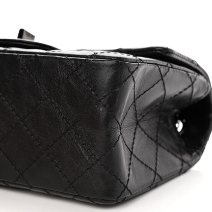 Chanel Aged Calfskin Quilted 2.55 Reissue Mini Flap So Black 10 of 10