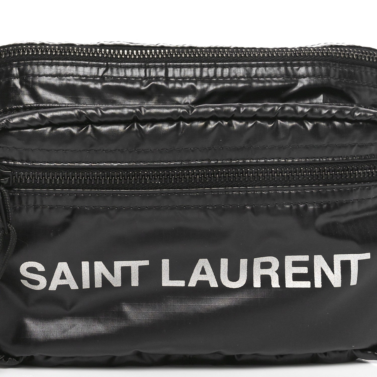Saint Laurent Nylon Logo Nuxx Body Belt Bag Black 7 of 9
