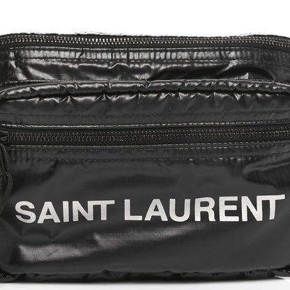 Saint Laurent Nylon Logo Nuxx Body Belt Bag Black 7 of 9