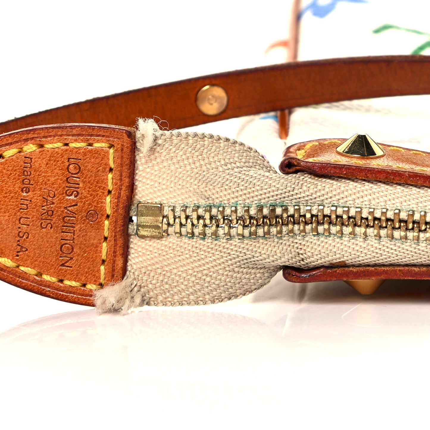Monogram Multicolor Pochette Accessories White