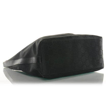 Gucci Nylon Monogram Hobo Black 5 of 7