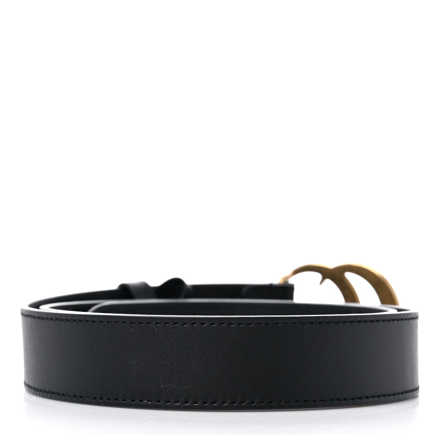 Gucci Calfskin Double G 30mm Belt 85 34 Black 2 of 5