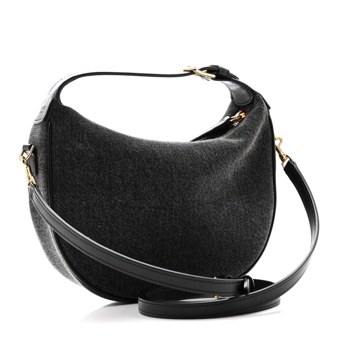 Denim Teen Lulu Shoulder Bag Dark Grey