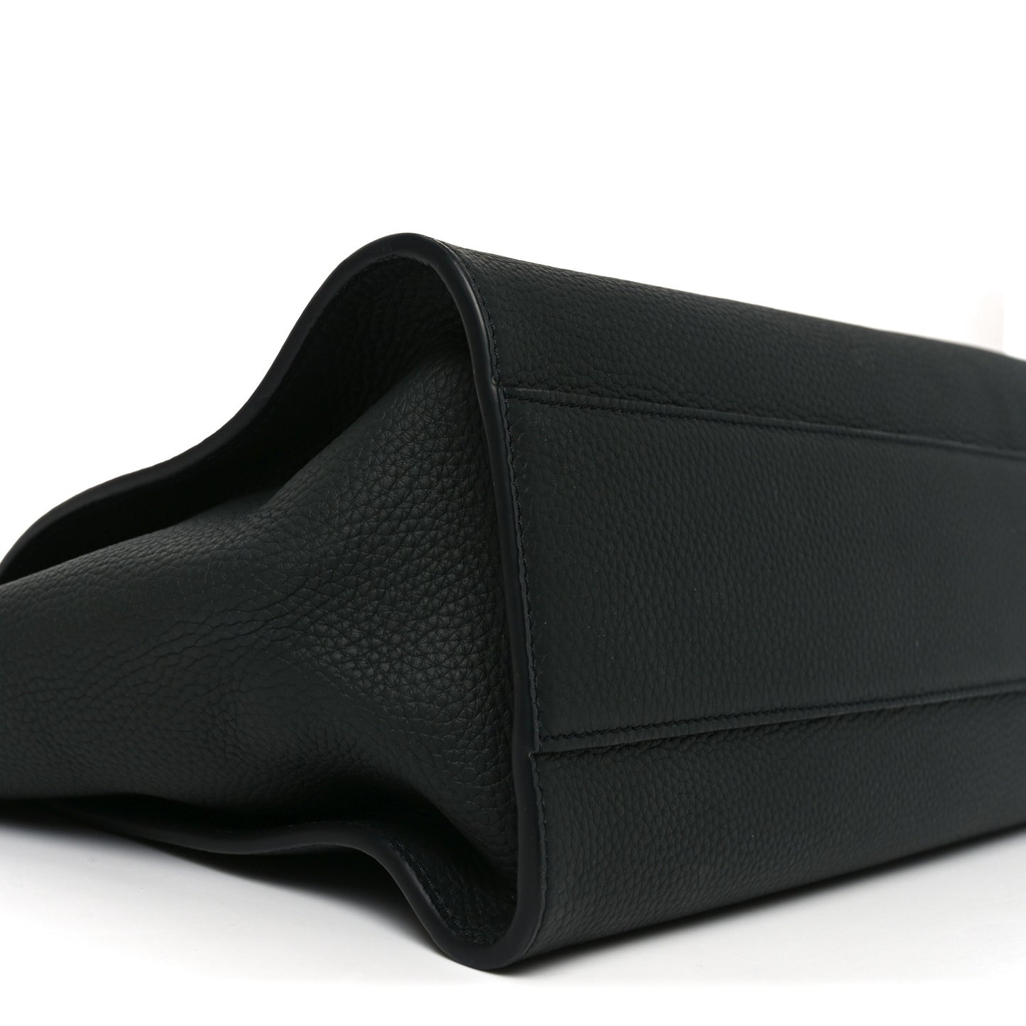 Matte Grained Calfskin Marlo 14 Dark Pine