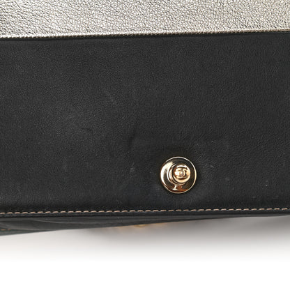 Chanel Metallic Goatskin Calfskin Medium Boy Flap Gold Black 14 of 16