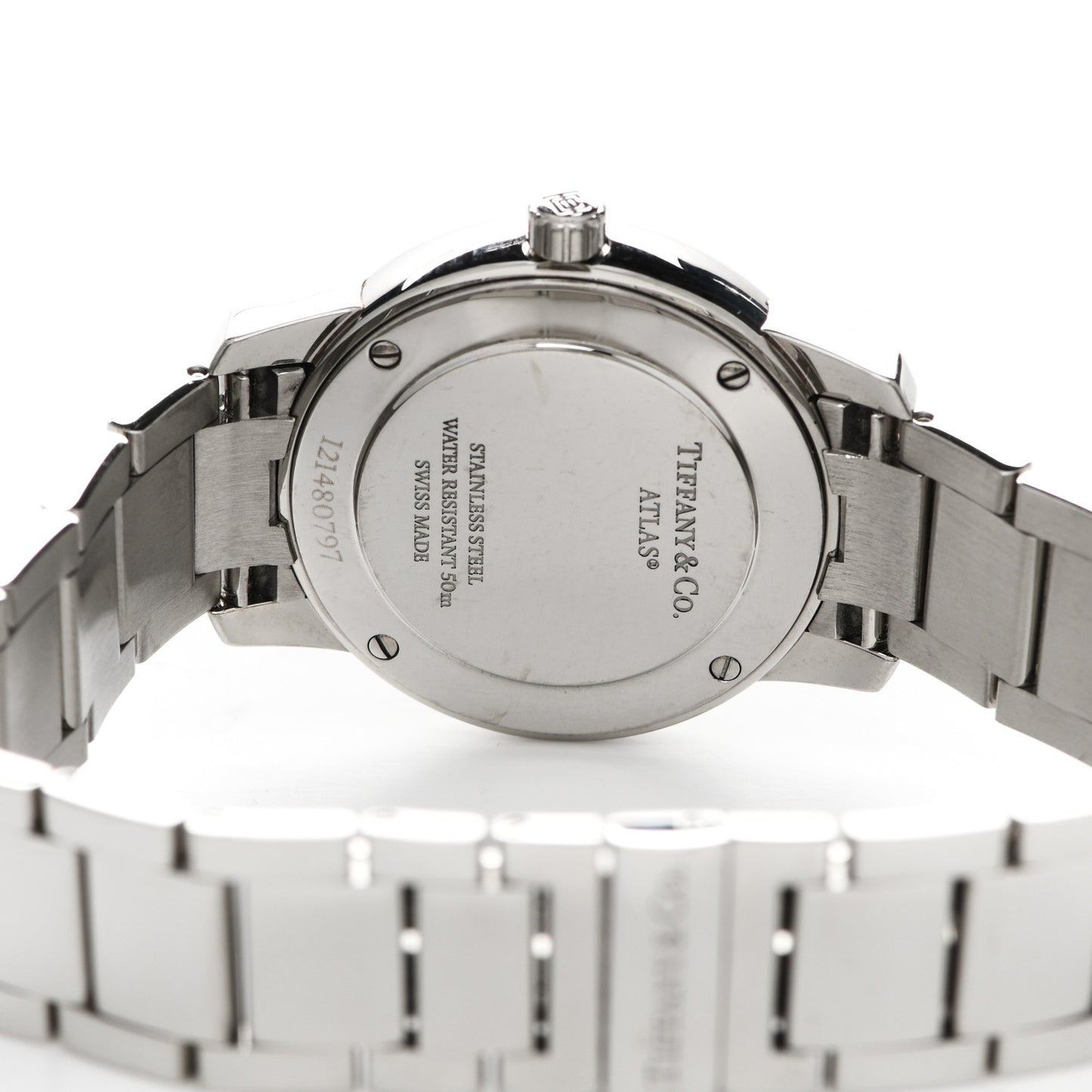 Stainless Steel 31mm Atlas 2-Hand Quartz Watch Mauve